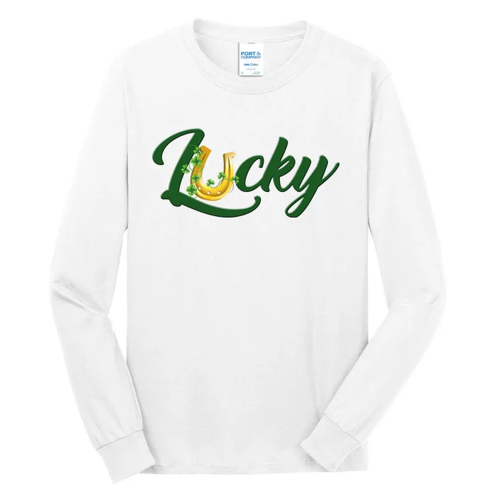 Horseshoe Lucky St Patrick's Day Tall Long Sleeve T-Shirt