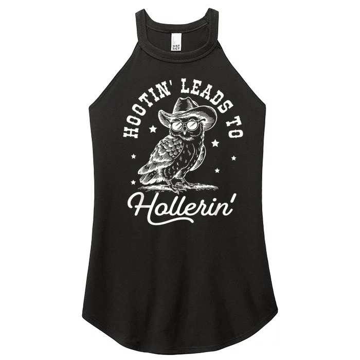 Hootin Leads To Hollerin Women’s Perfect Tri Rocker Tank