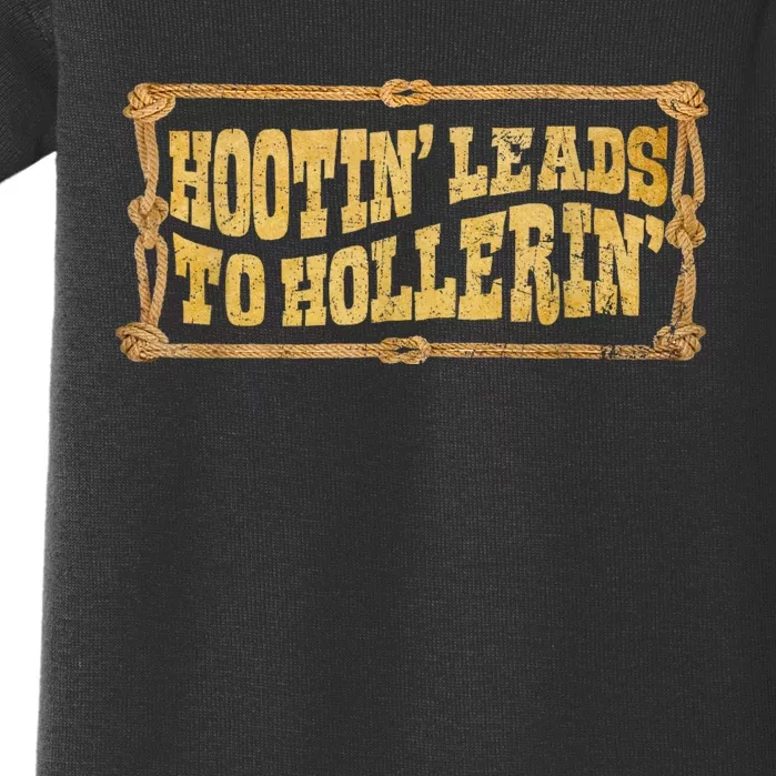 Hootin Leads To Hollerin Groovy Baby Bodysuit