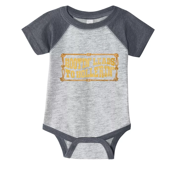 Hootin Leads To Hollerin Groovy Infant Baby Jersey Bodysuit