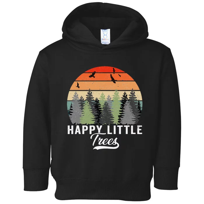 Happy Little Tree Bob Style Forests Earth Day Toddler Hoodie