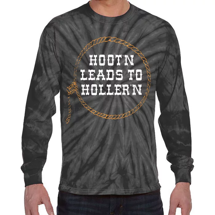 HootN Leads To HollerN Tie-Dye Long Sleeve Shirt