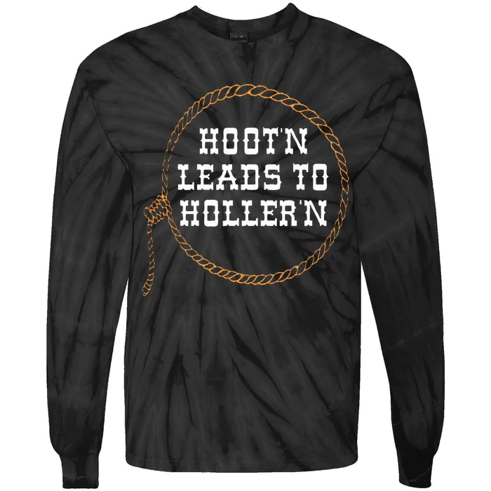 HootN Leads To HollerN Tie-Dye Long Sleeve Shirt