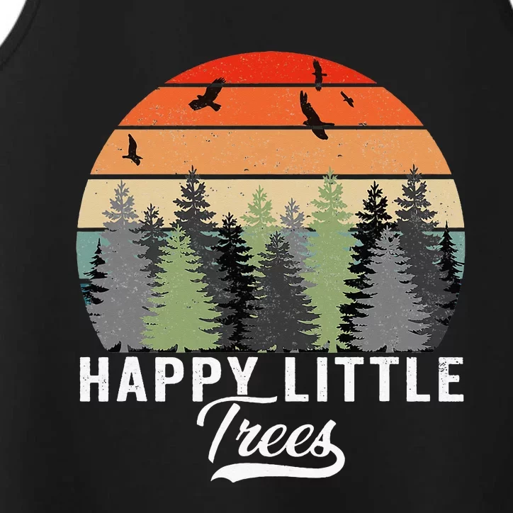 Happy Little Tree Bob Style Forests Performance Tank