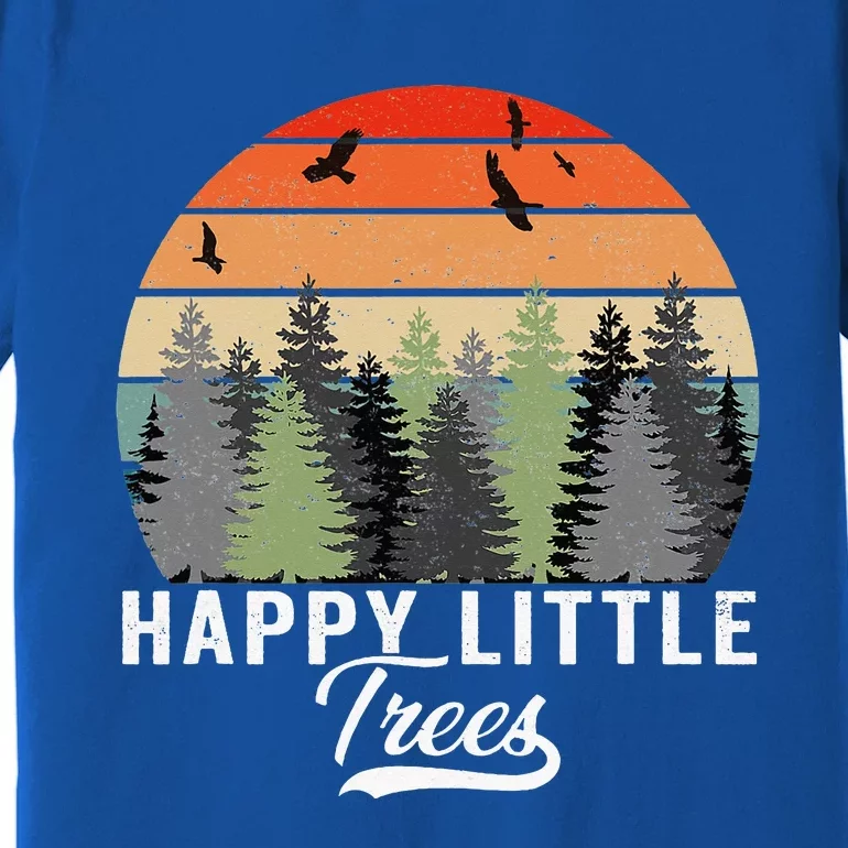 Happy Little Tree Bob Style Forests Premium T-Shirt