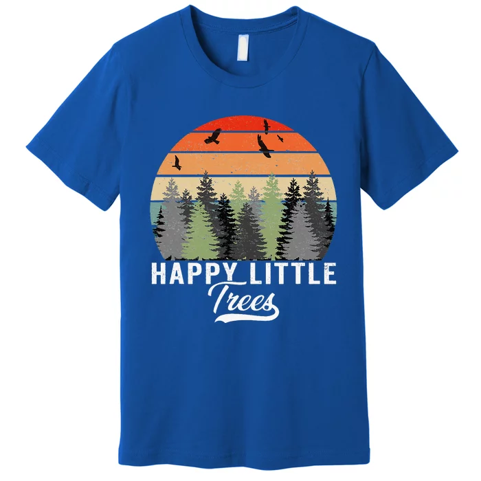 Happy Little Tree Bob Style Forests Premium T-Shirt