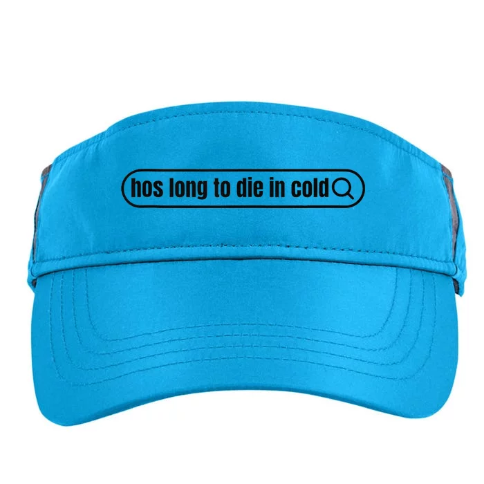 Hos Long To Die In Cold Adult Drive Performance Visor