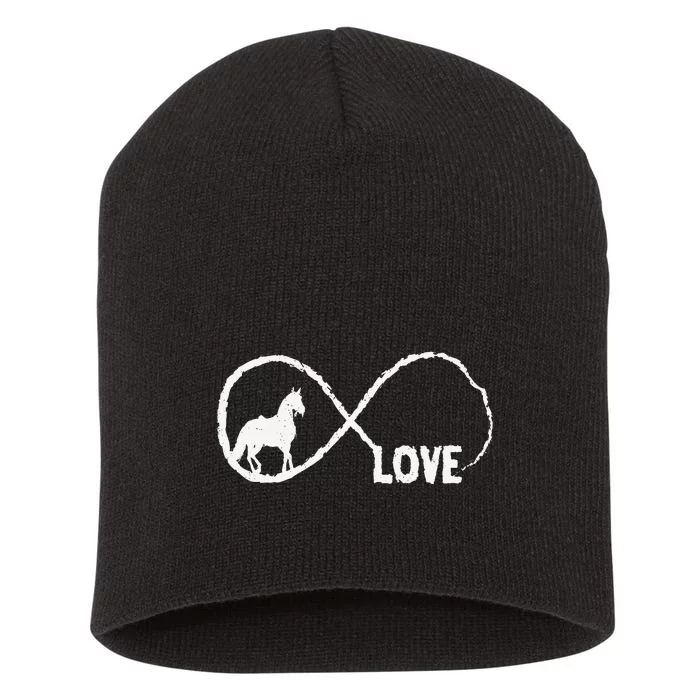 Horse Lover Wo Teen Equestrian Horseback Riding Short Acrylic Beanie