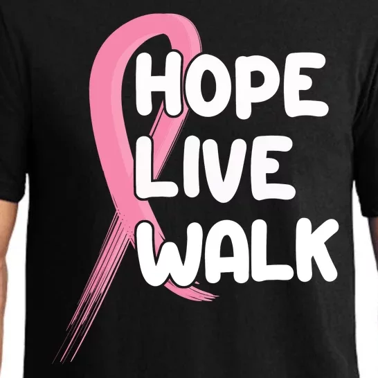 Hope Live Walk Breast Cancer Awareness Pajama Set