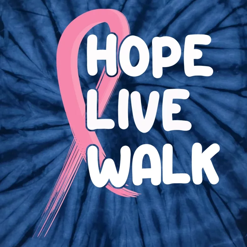 Hope Live Walk Breast Cancer Awareness Tie-Dye T-Shirt