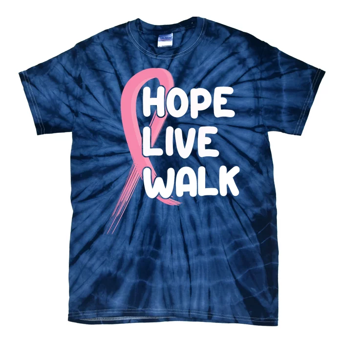 Hope Live Walk Breast Cancer Awareness Tie-Dye T-Shirt