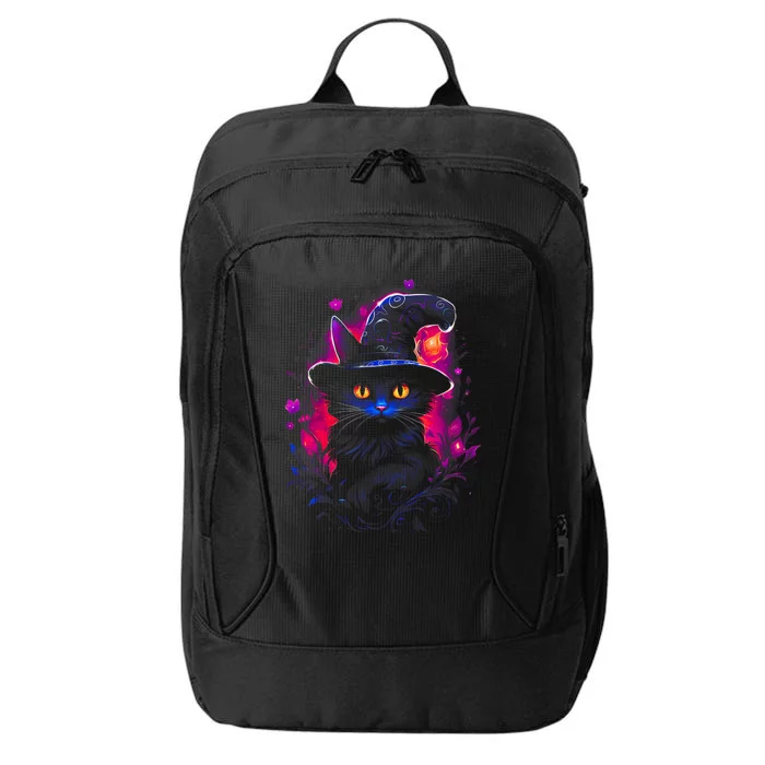 Halloween Little Witch Cat City Backpack