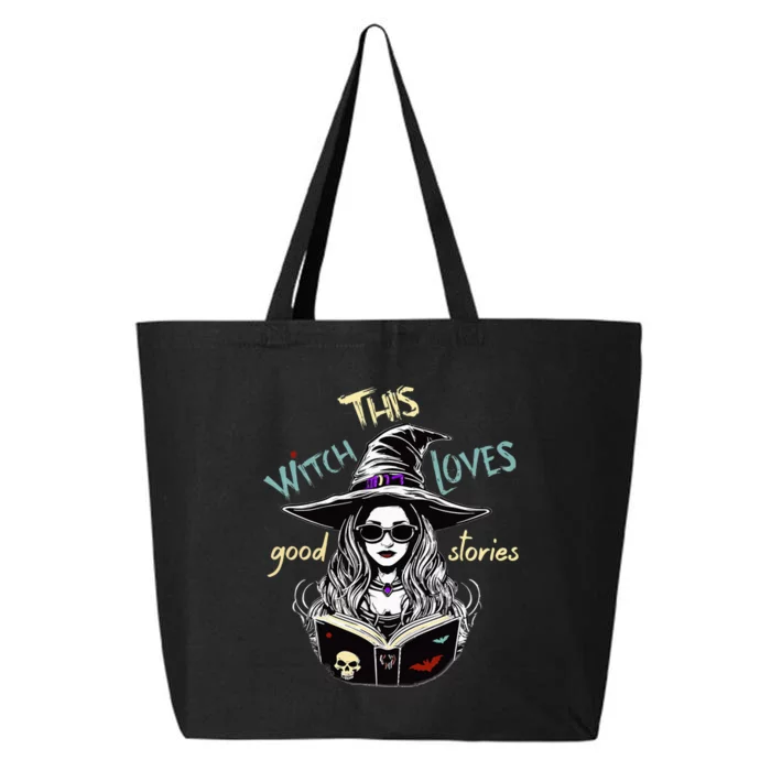 Halloween Library Witch Book Lover Librarian Reading Teacher 25L Jumbo Tote