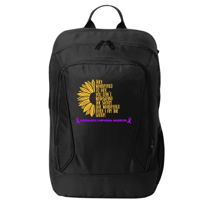 Hodgkin's Lymphoma Warrior Hodgkin Lymphoma Awareness Meaningful Gift City Backpack