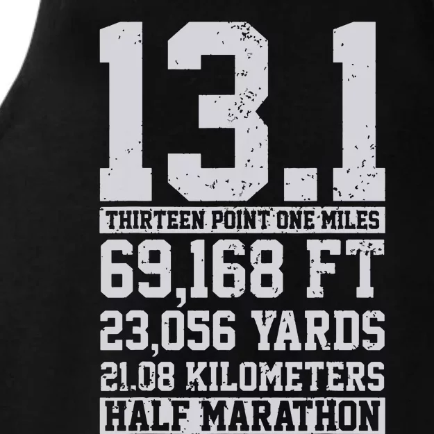 Half Marathon 131 Miles Running Runner Gift Ladies Tri-Blend Wicking Tank