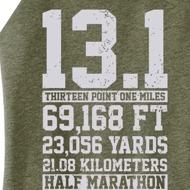 Half Marathon 131 Miles Running Runner Gift Women’s Perfect Tri Rocker Tank