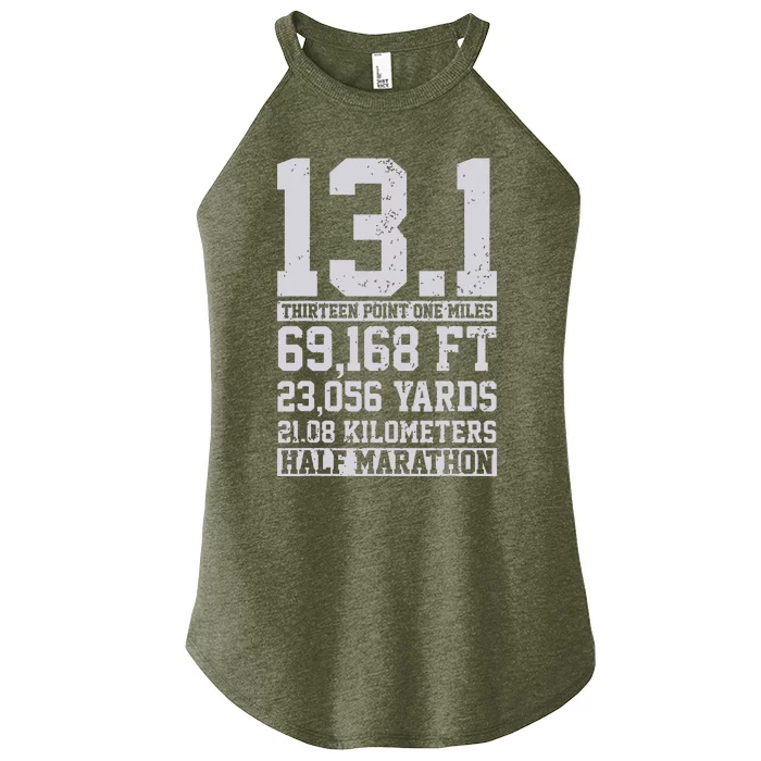 Half Marathon 131 Miles Running Runner Gift Women’s Perfect Tri Rocker Tank