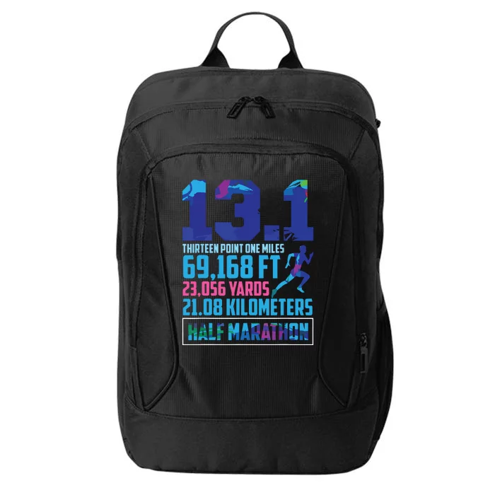 Half Marathon 131 Miles Running Runner City Backpack