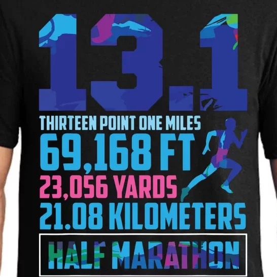 Half Marathon 131 Miles Running Runner Pajama Set