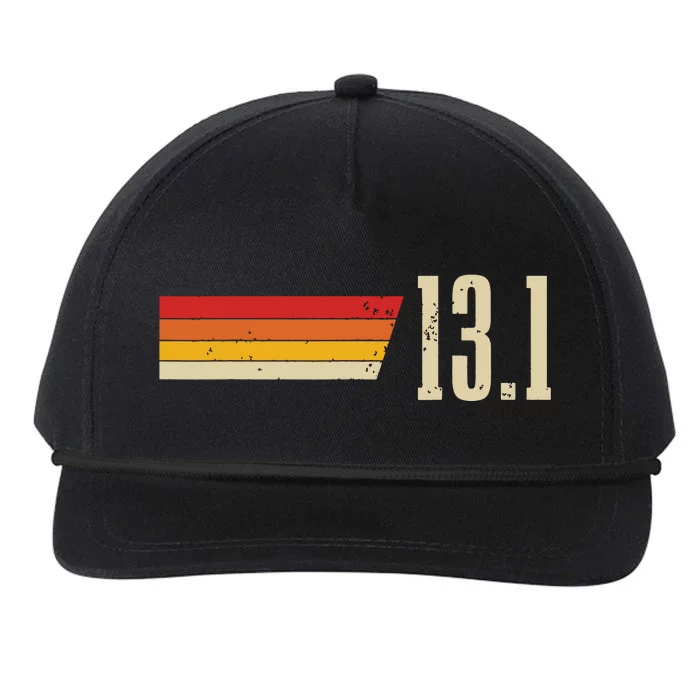 Half Marathon 131 Miles Vintage Running Marathon Runner Snapback Five-Panel Rope Hat