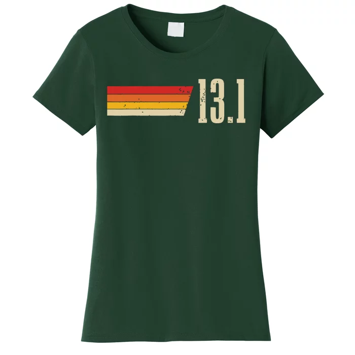 Half Marathon 131 Miles Vintage Running Marathon Runner Women's T-Shirt