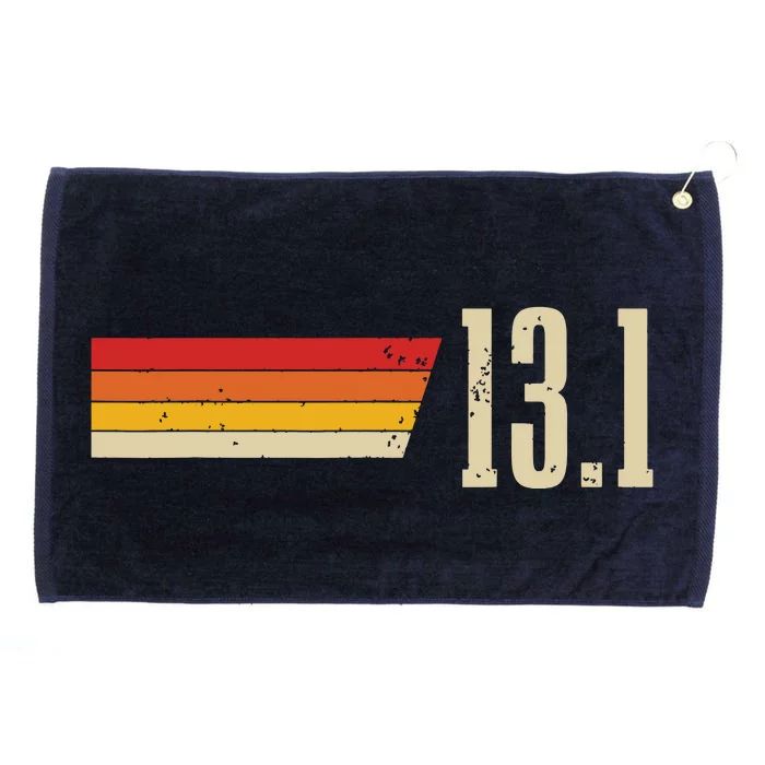 Half Marathon 131 Miles Vintage Running Marathon Runner Grommeted Golf Towel