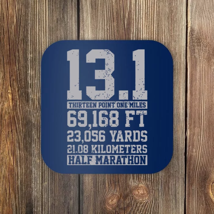 Half Marathon 131 Miles Running Runner Coaster