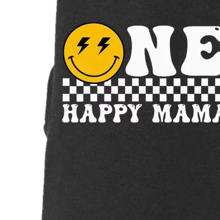 Happy Mama 1st Birthday Family Matching Set Doggie 3-End Fleece Hoodie