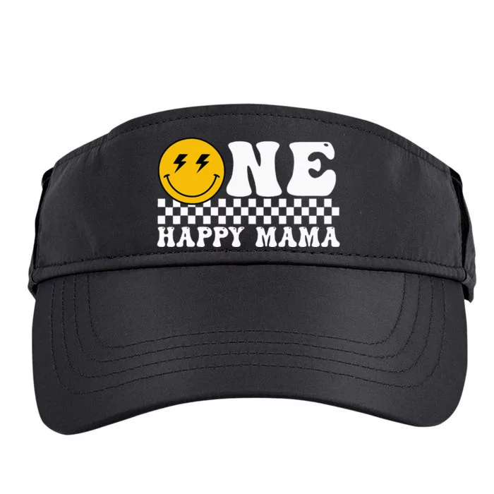 Happy Mama 1st Birthday Family Matching Set Adult Drive Performance Visor