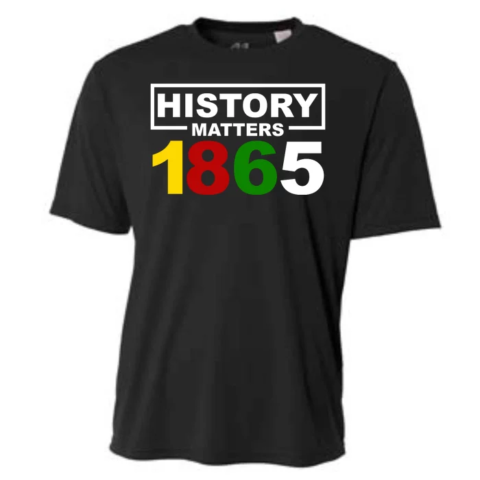 History Matters 1865 Black History Month Cooling Performance Crew T-Shirt