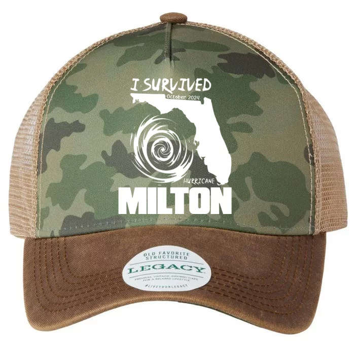 Hurricane Milton 2024 Stronger Than The Storm Legacy Tie Dye Trucker Hat