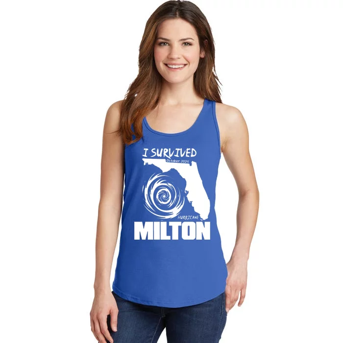 Hurricane Milton 2024 Stronger Than The Storm Ladies Essential Tank