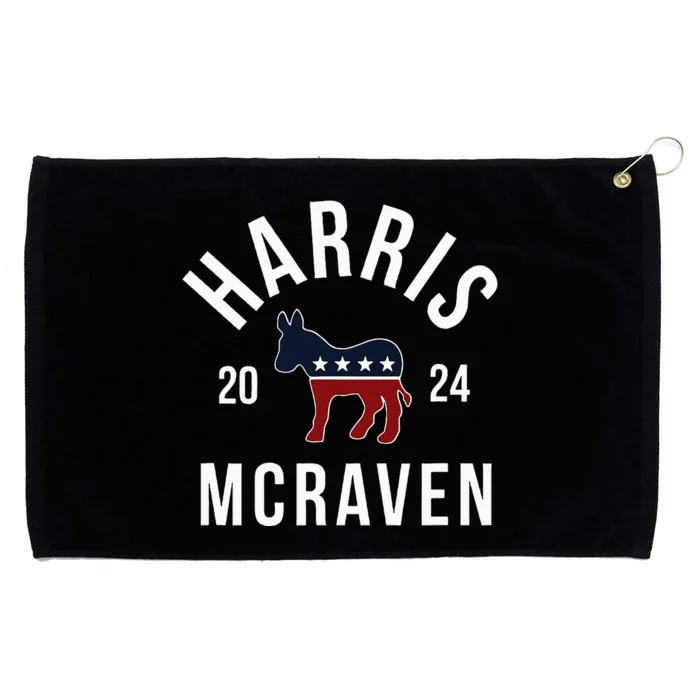 Harris Mcraven 2024 Vote Kamala Harris William Mcraven 24 Grommeted Golf Towel