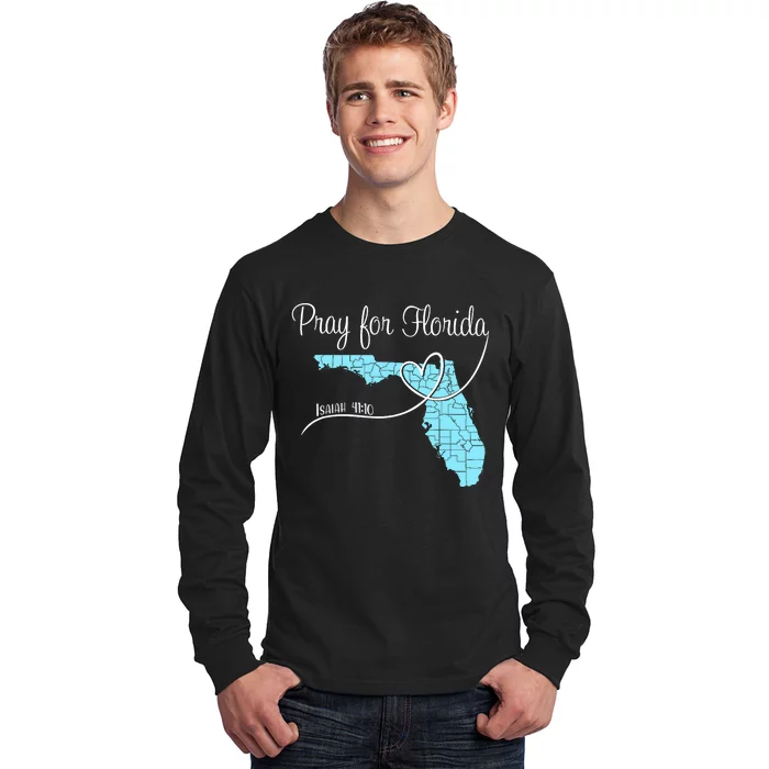 Hurricane Milton 2024 Pray For Florida Long Sleeve Shirt