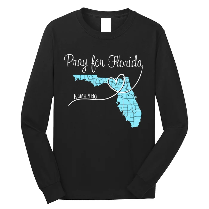 Hurricane Milton 2024 Pray For Florida Long Sleeve Shirt