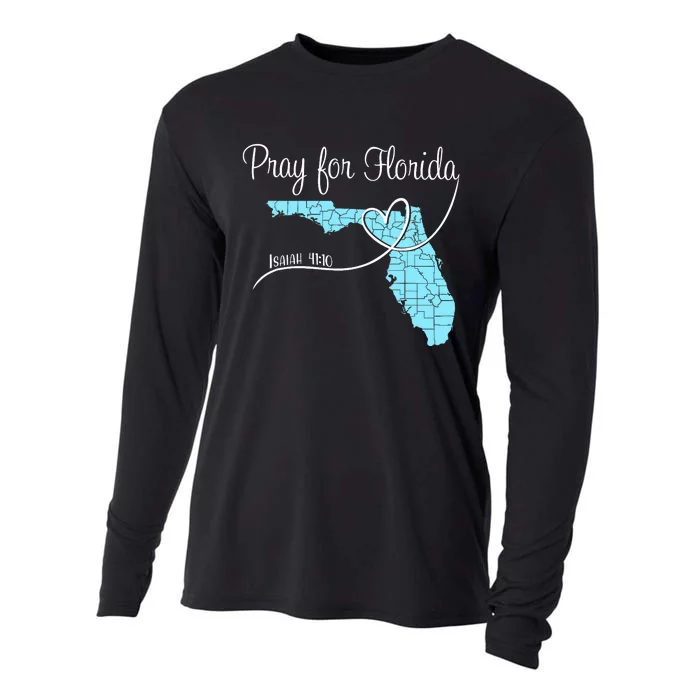 Hurricane Milton 2024 Pray For Florida Cooling Performance Long Sleeve Crew