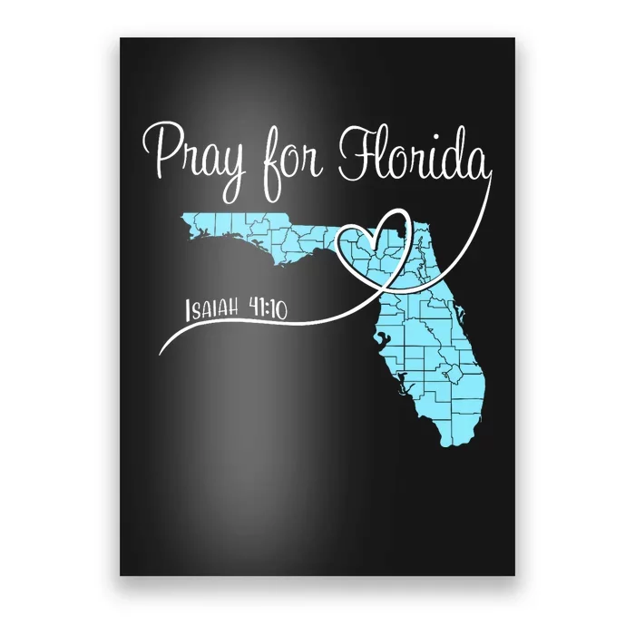 Hurricane Milton 2024 Pray For Florida Poster