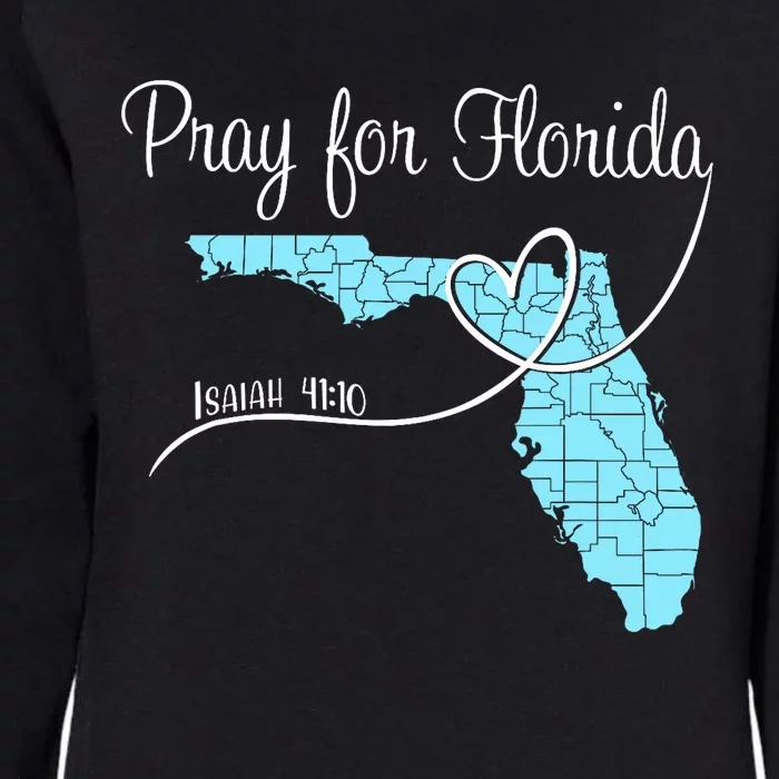 Hurricane Milton 2024 Pray For Florida Womens California Wash Sweatshirt