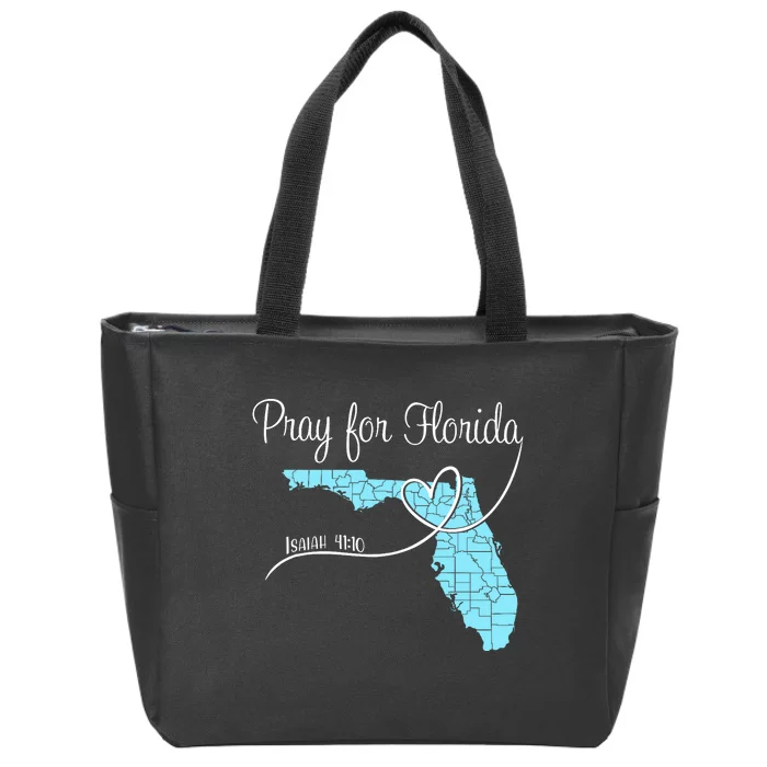 Hurricane Milton 2024 Pray For Florida Zip Tote Bag