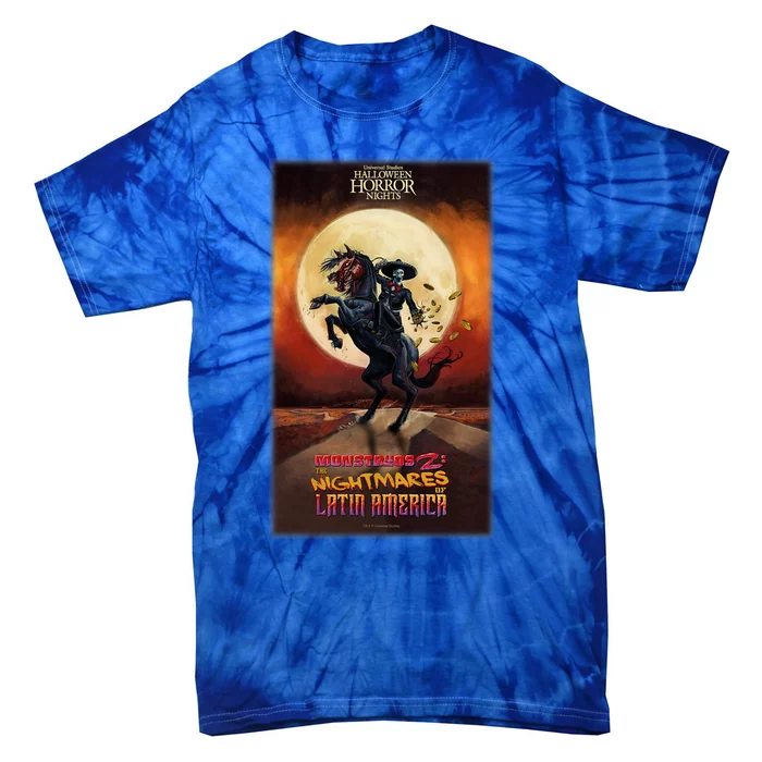 Hhn Monstruos 2: The Nightmares Of Latin America Halloween Horror Nights Tie-Dye T-Shirt