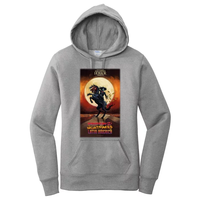 Hhn Monstruos 2: The Nightmares Of Latin America Halloween Horror Nights Women's Pullover Hoodie