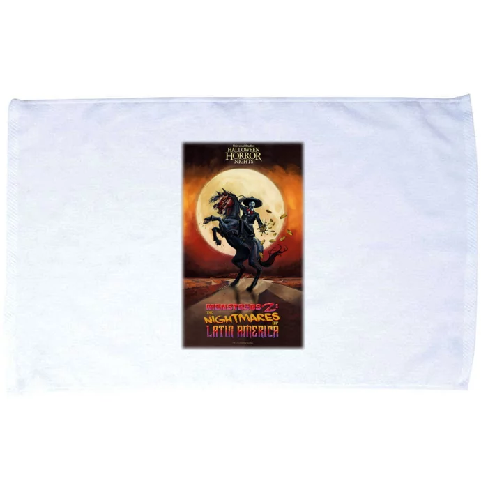 Hhn Monstruos 2: The Nightmares Of Latin America Halloween Horror Nights Microfiber Hand Towel