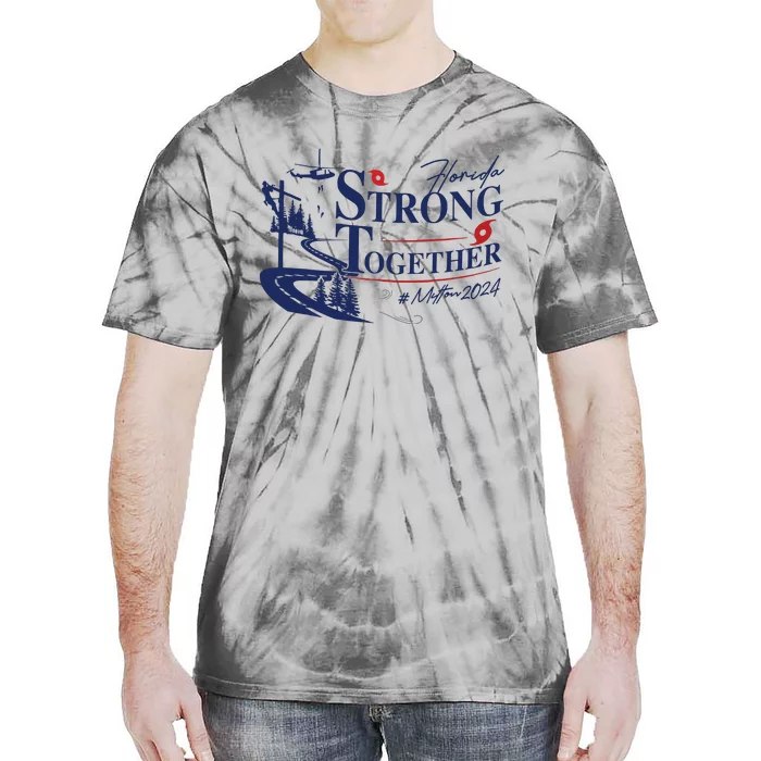 Hurricane Milton 2024 Florida Survivor Tie-Dye T-Shirt