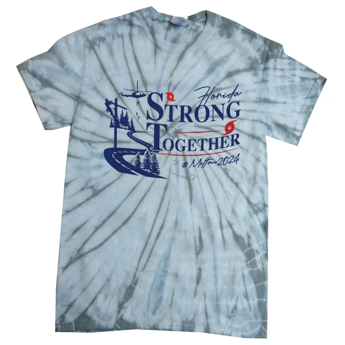 Hurricane Milton 2024 Florida Survivor Tie-Dye T-Shirt