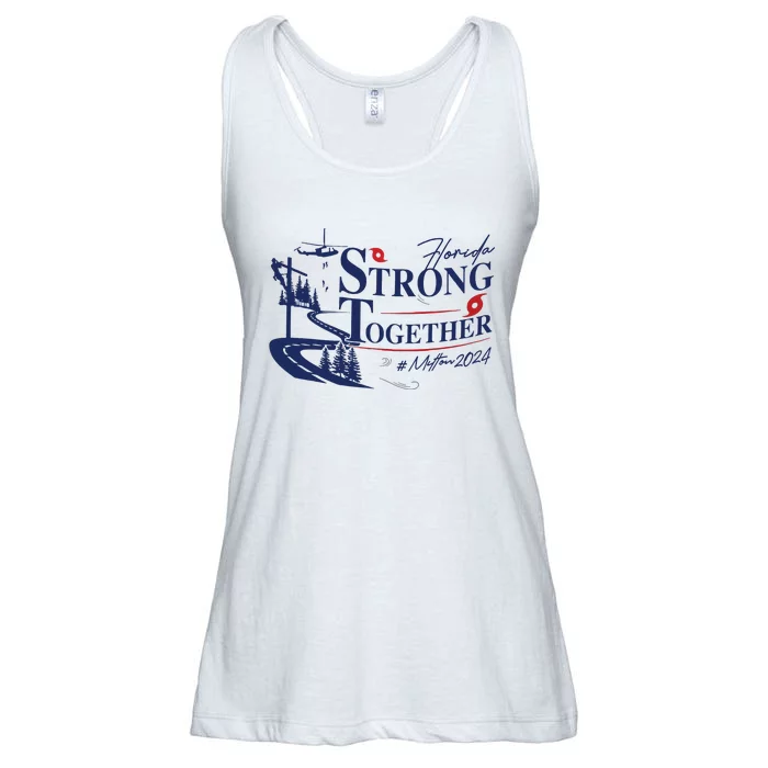 Hurricane Milton 2024 Florida Survivor Ladies Essential Flowy Tank