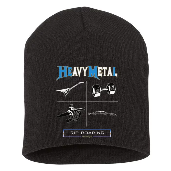 Heavy Metal 4dr Short Acrylic Beanie