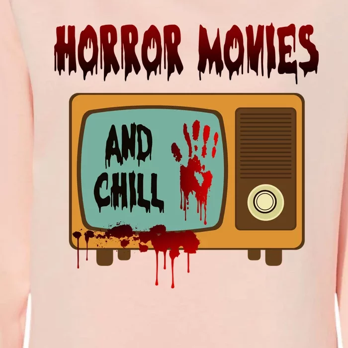 Horror Movies And Chill Scary Womens California Wash Sweatshirt