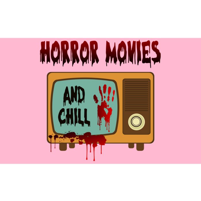 Horror Movies And Chill Scary Bumper Sticker