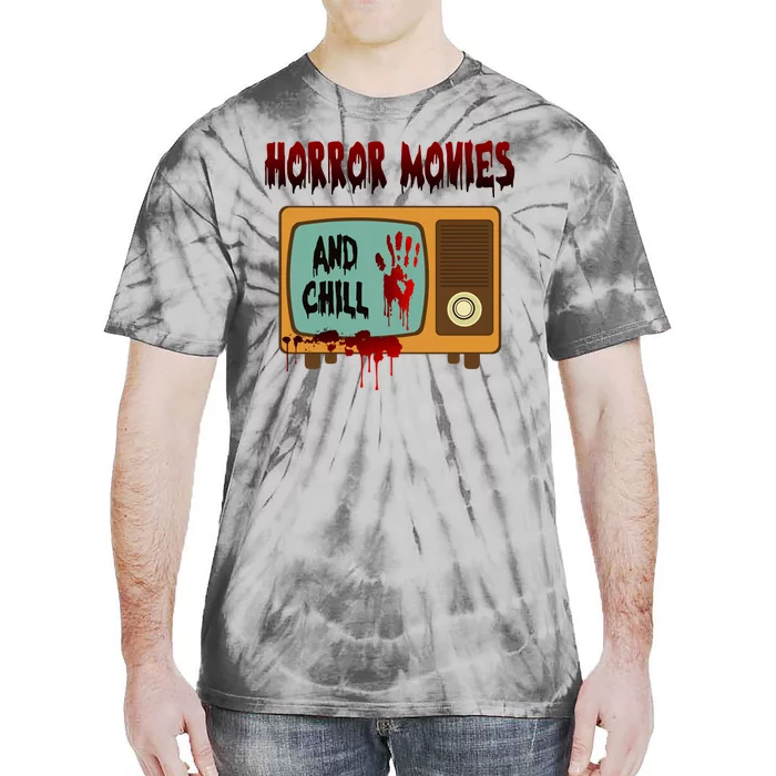 Horror Movies And Chill Scary Tie-Dye T-Shirt