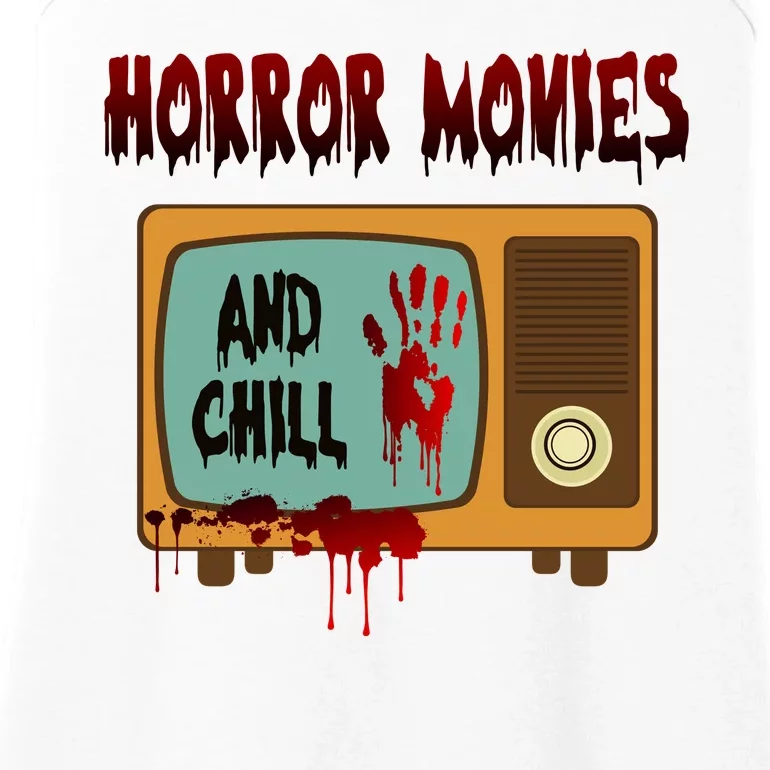 Horror Movies And Chill Scary Ladies Essential Tank